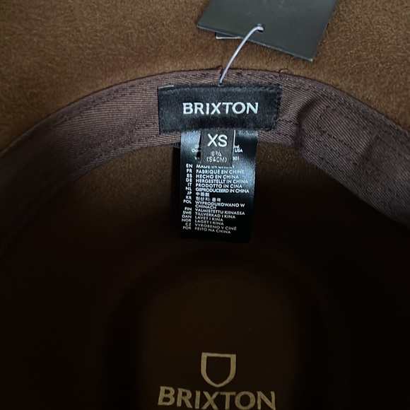 Brixton Cohen Cowboy Wide Brim Hat in Coffee - Picture 7 of 9